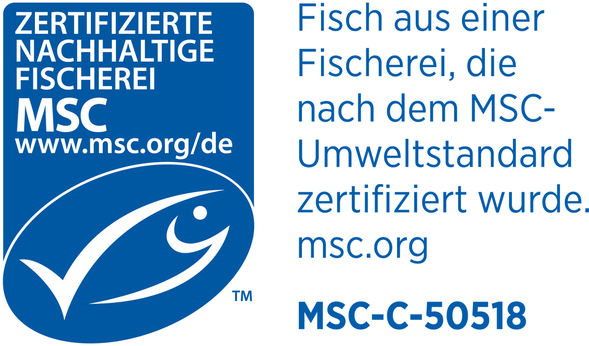 MSC Logo Zertifizierung Fisch
