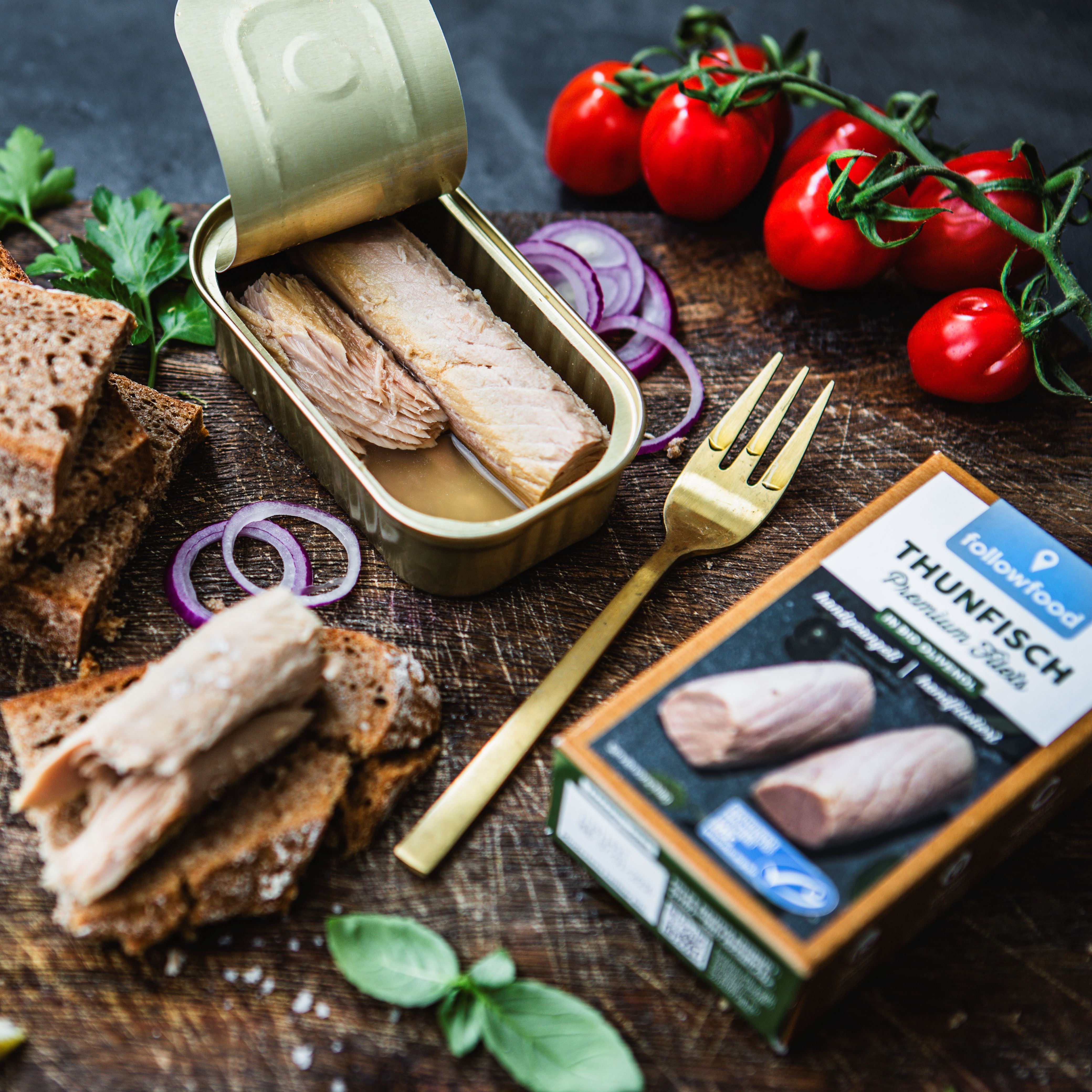 followfood Thunfisch Premium Filets Genuss Produktbild