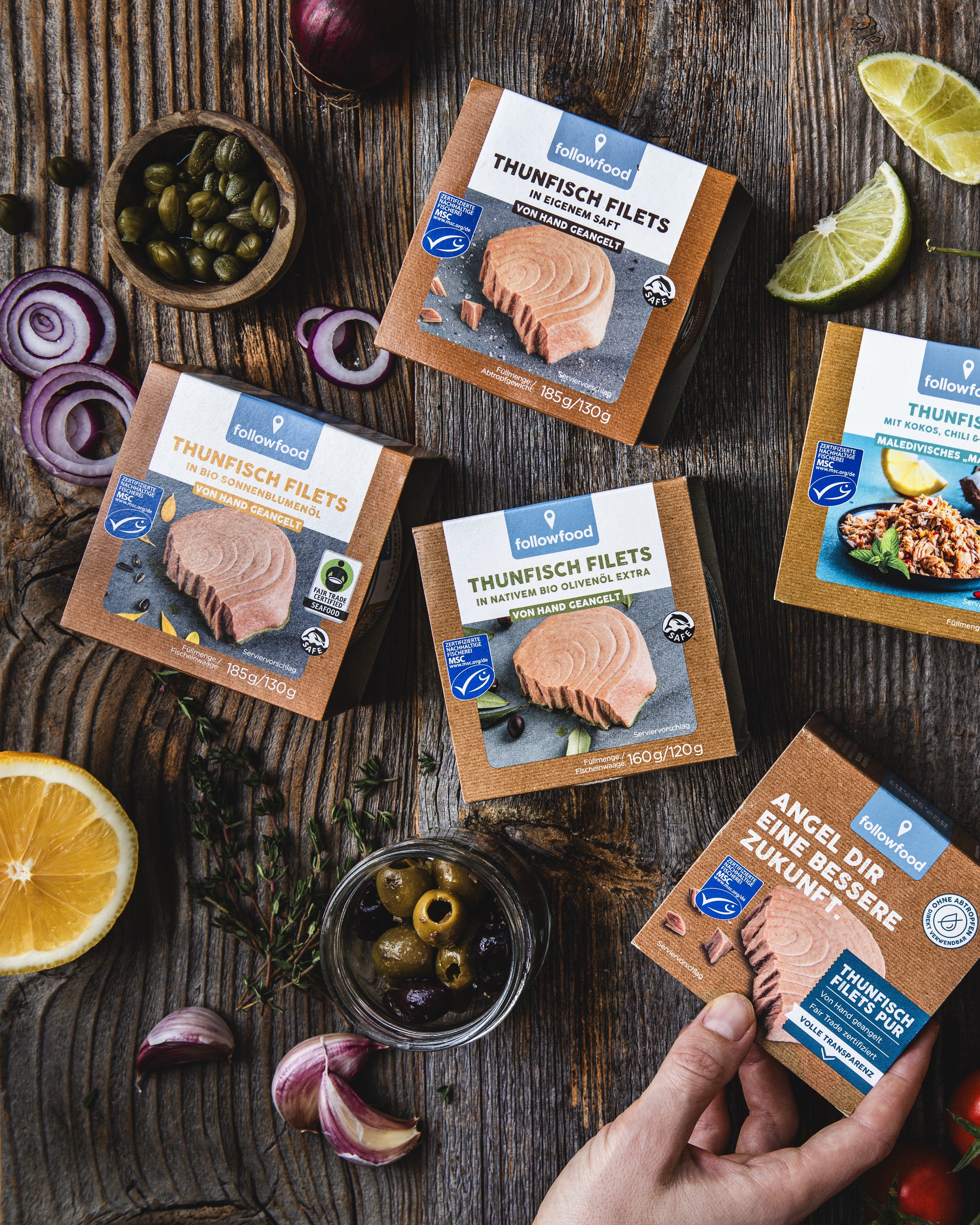 followfood Thunfisch Range Produktbild