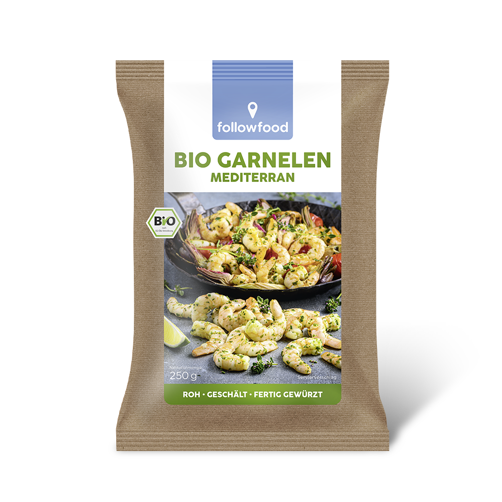 followfood Bio Garnelen mediterran Produktbild