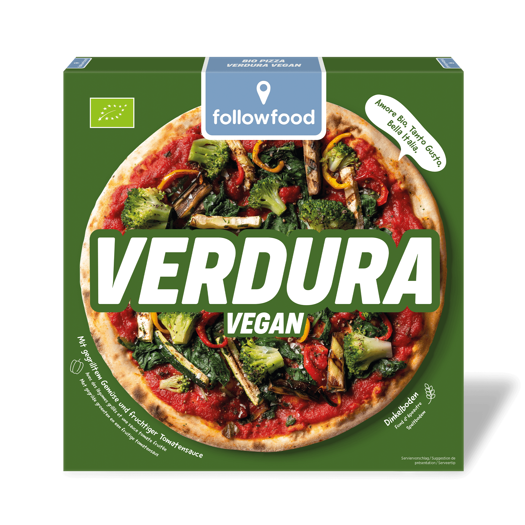followfood Bio Pizza Verdura vegan Produktbild