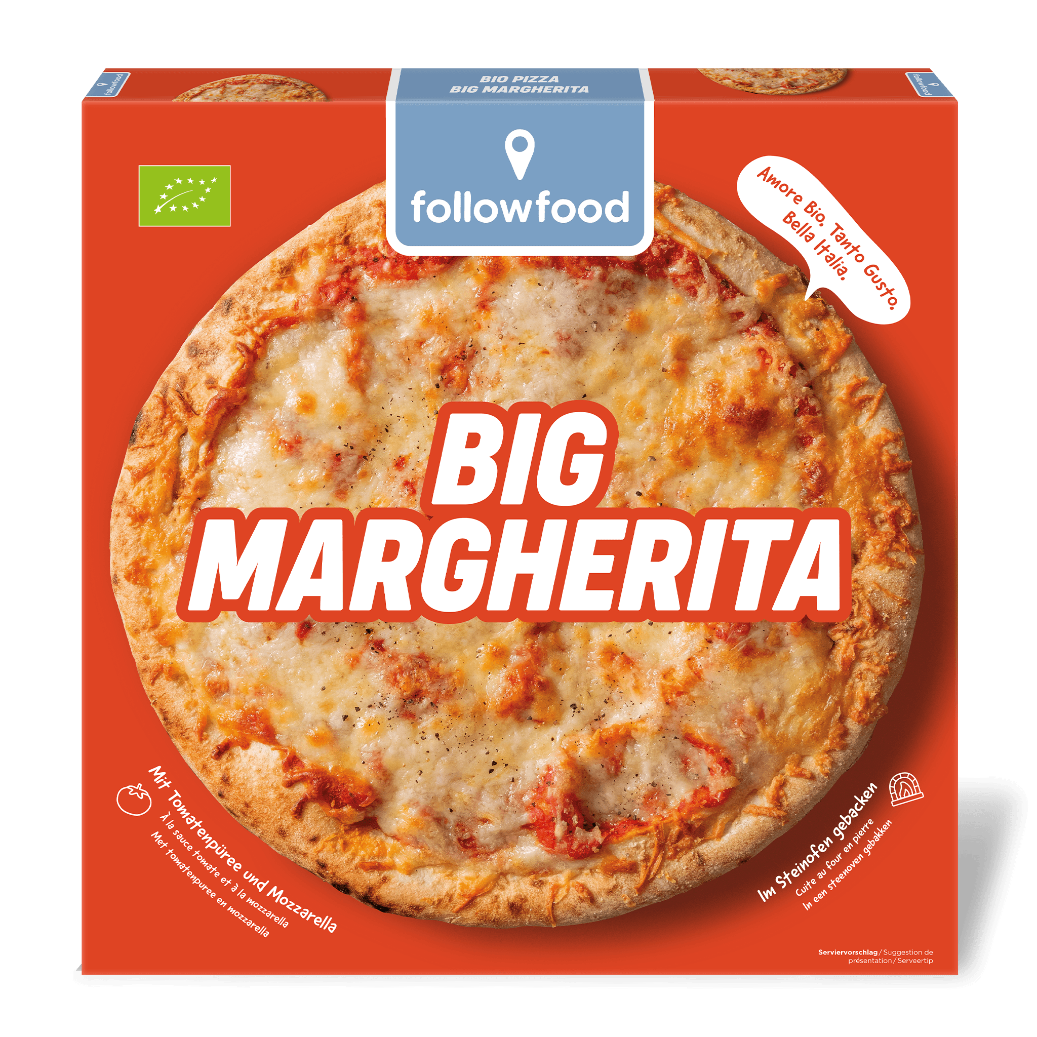 followfood Bio Pizza Big Margherita Produktbild