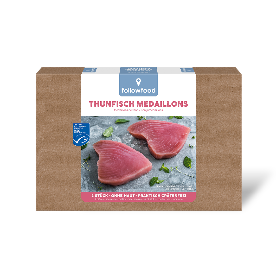 followfood Thunfisch Medaillons Produktbild
