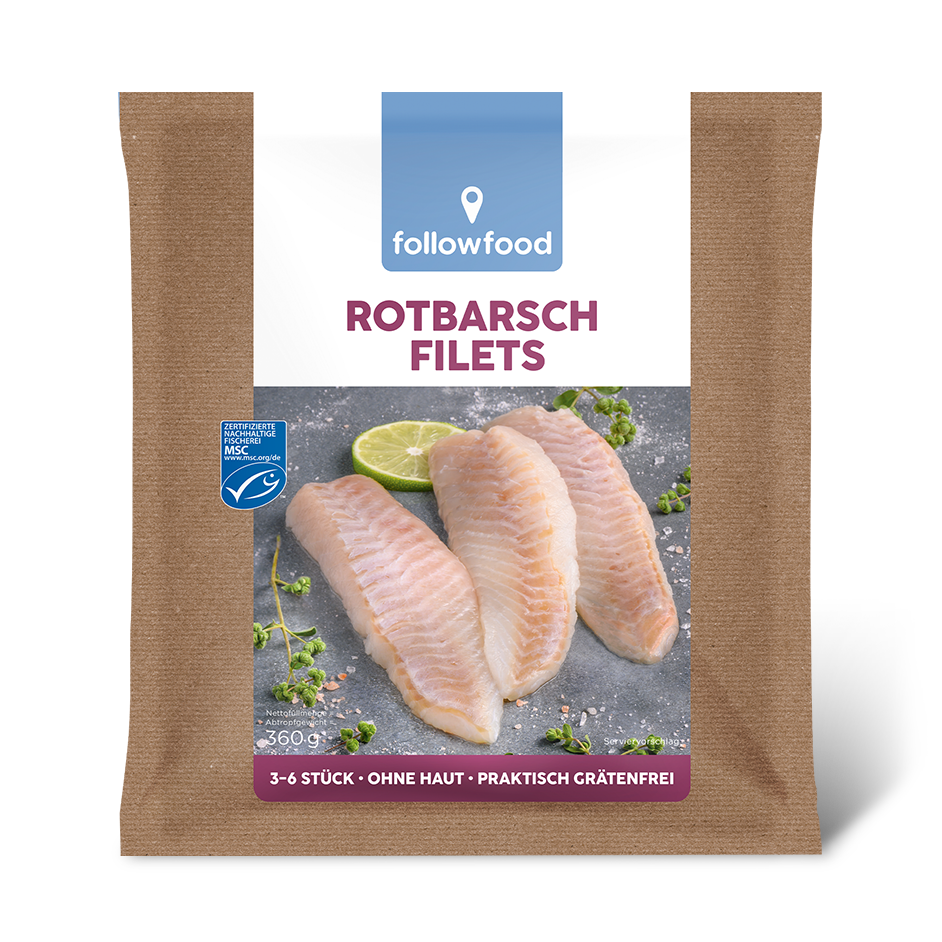 followfood MSC Rotbarsch Filets Produktbild