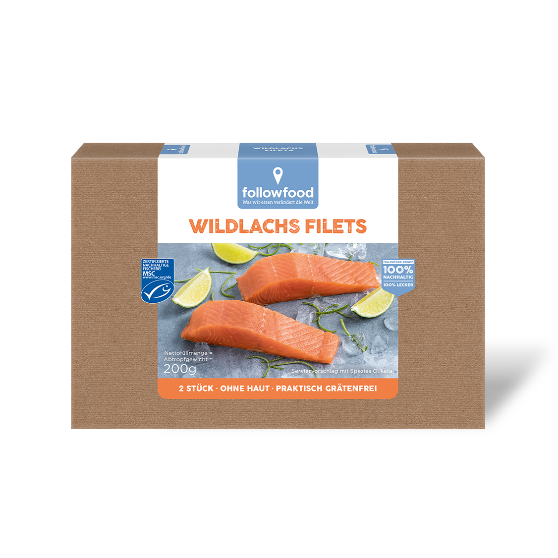 followfood Wildlachs Filets Produktbild