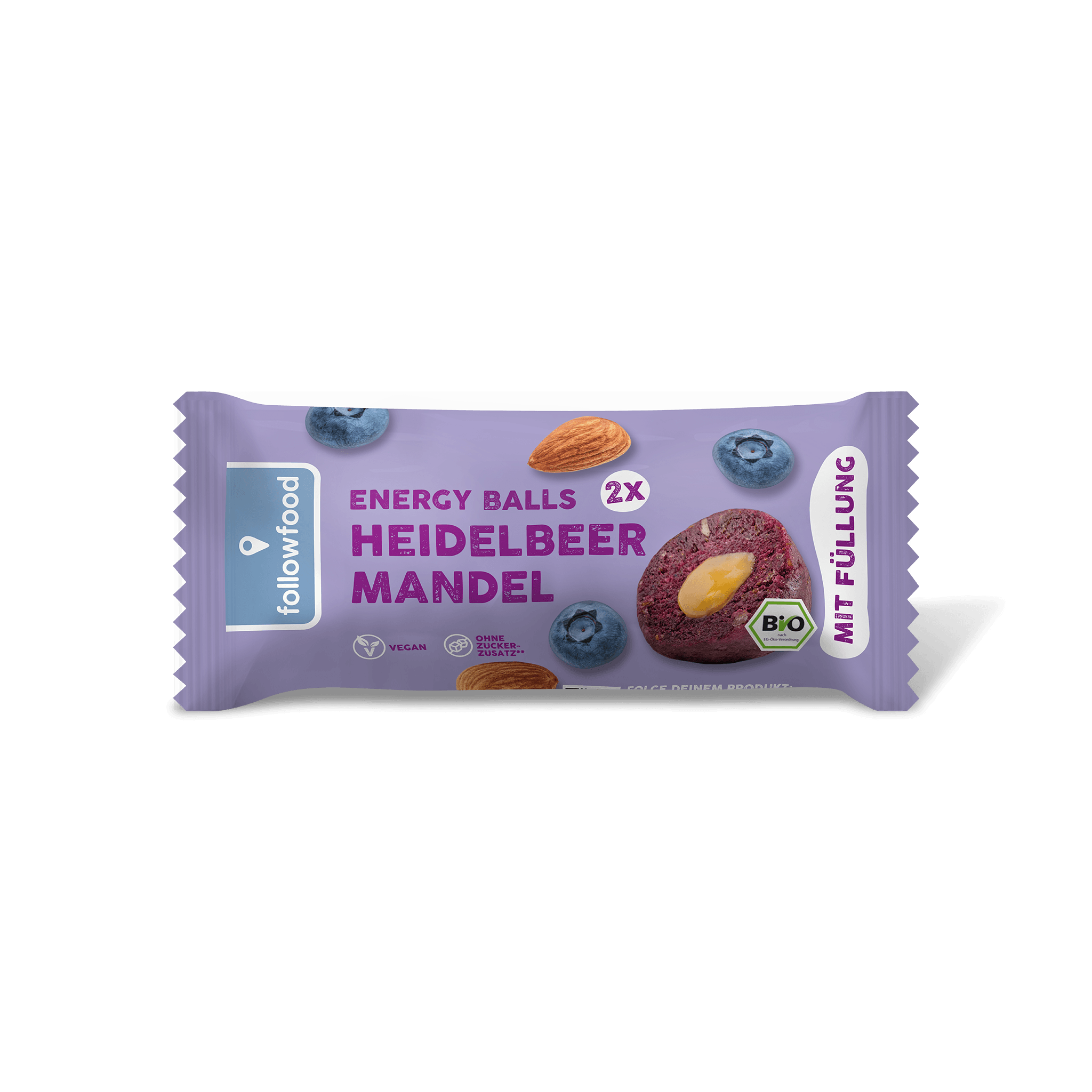 followfood Bio Energy Balls Heidelbeer Mandel Produktbild