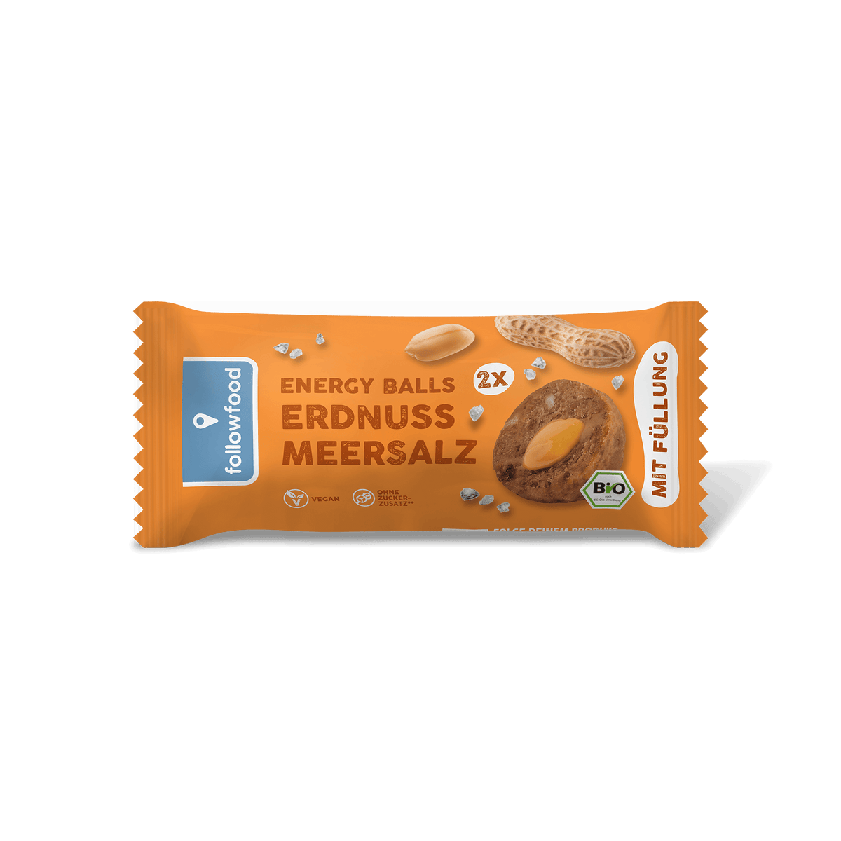 followfood Bio Energy Balls Erdnuss Meersalz Produktbild