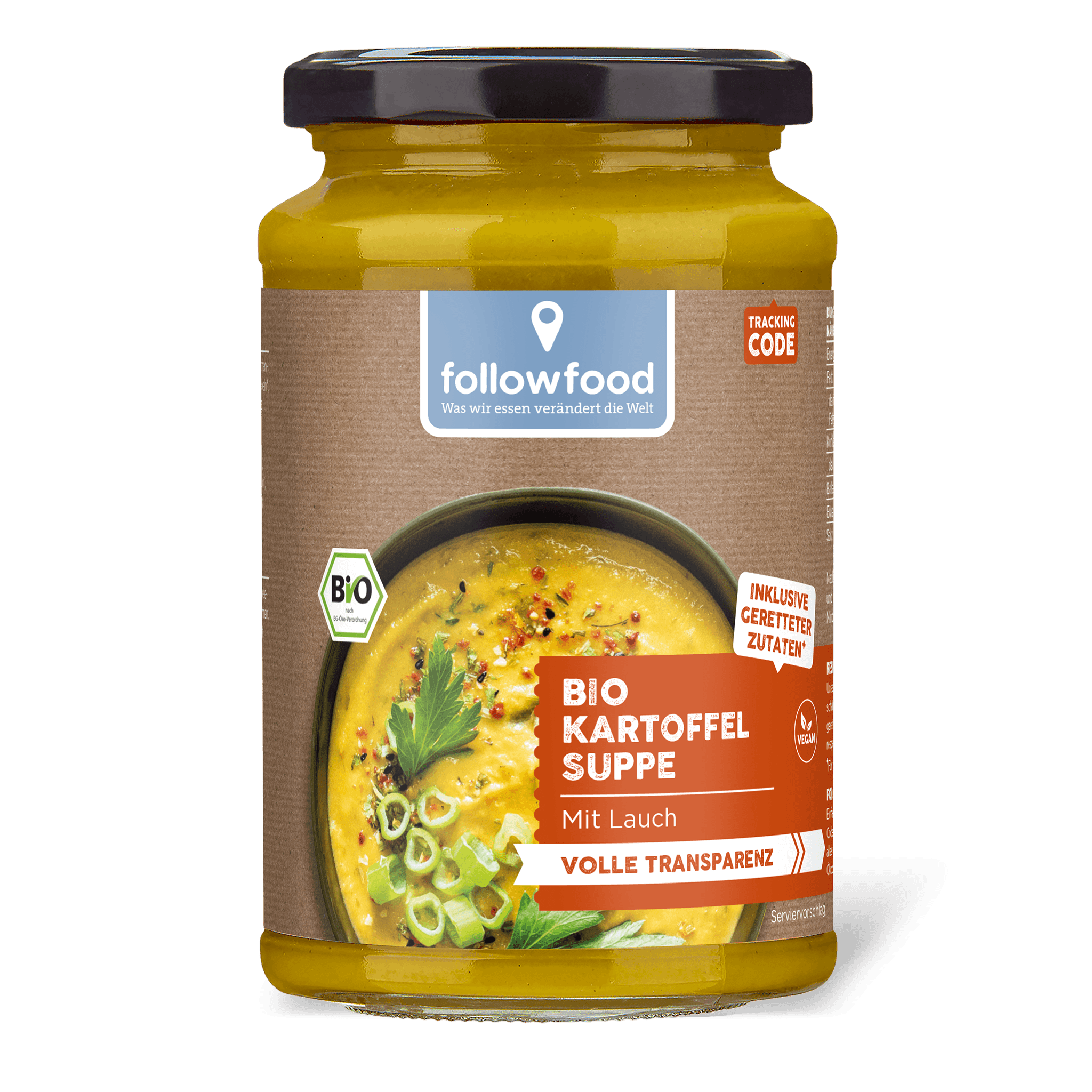 followfood Rezept: Bio Kartoffel Suppe Lauch Gerettet
