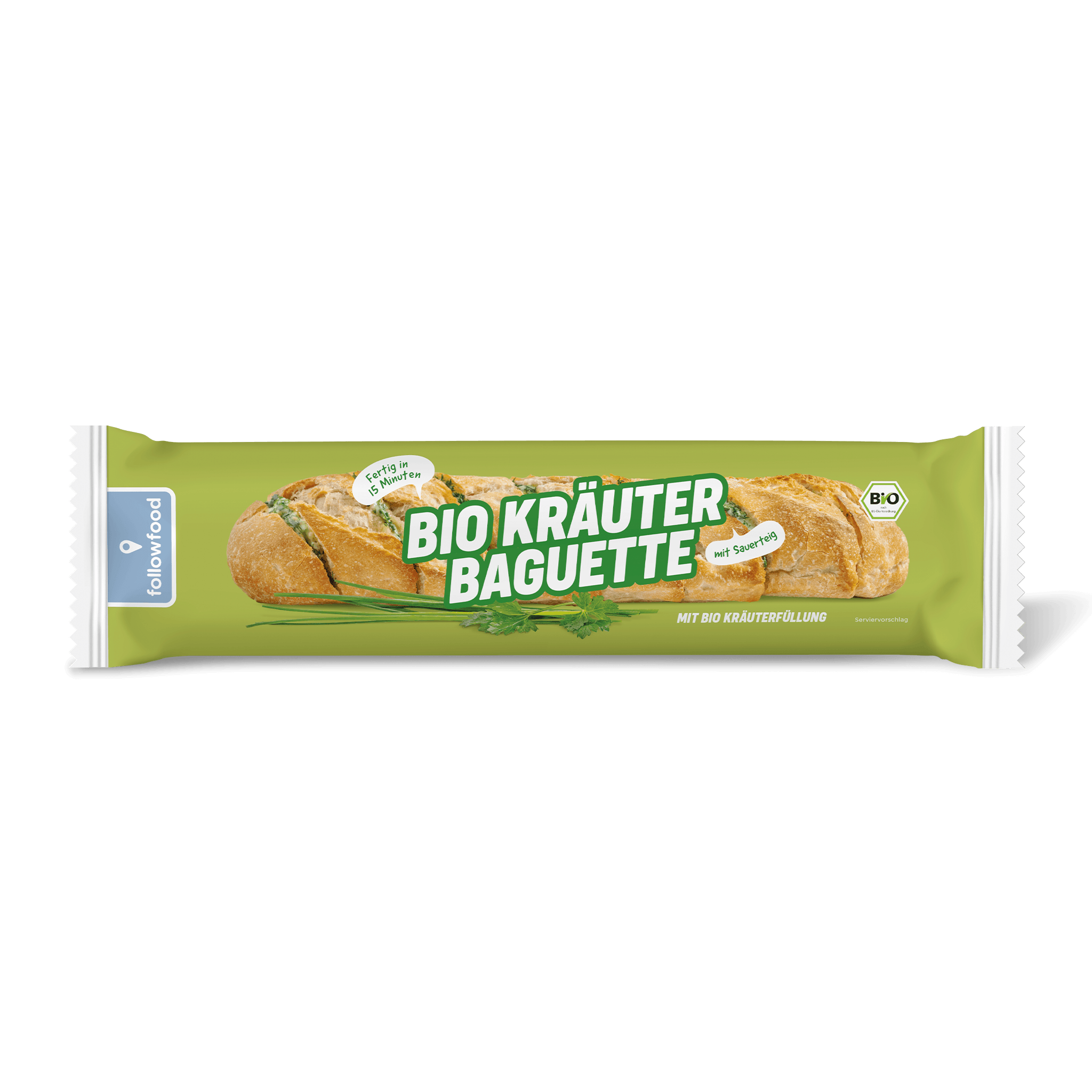 followfood Tk Bio Baguette Kräuter vegan Produktbild