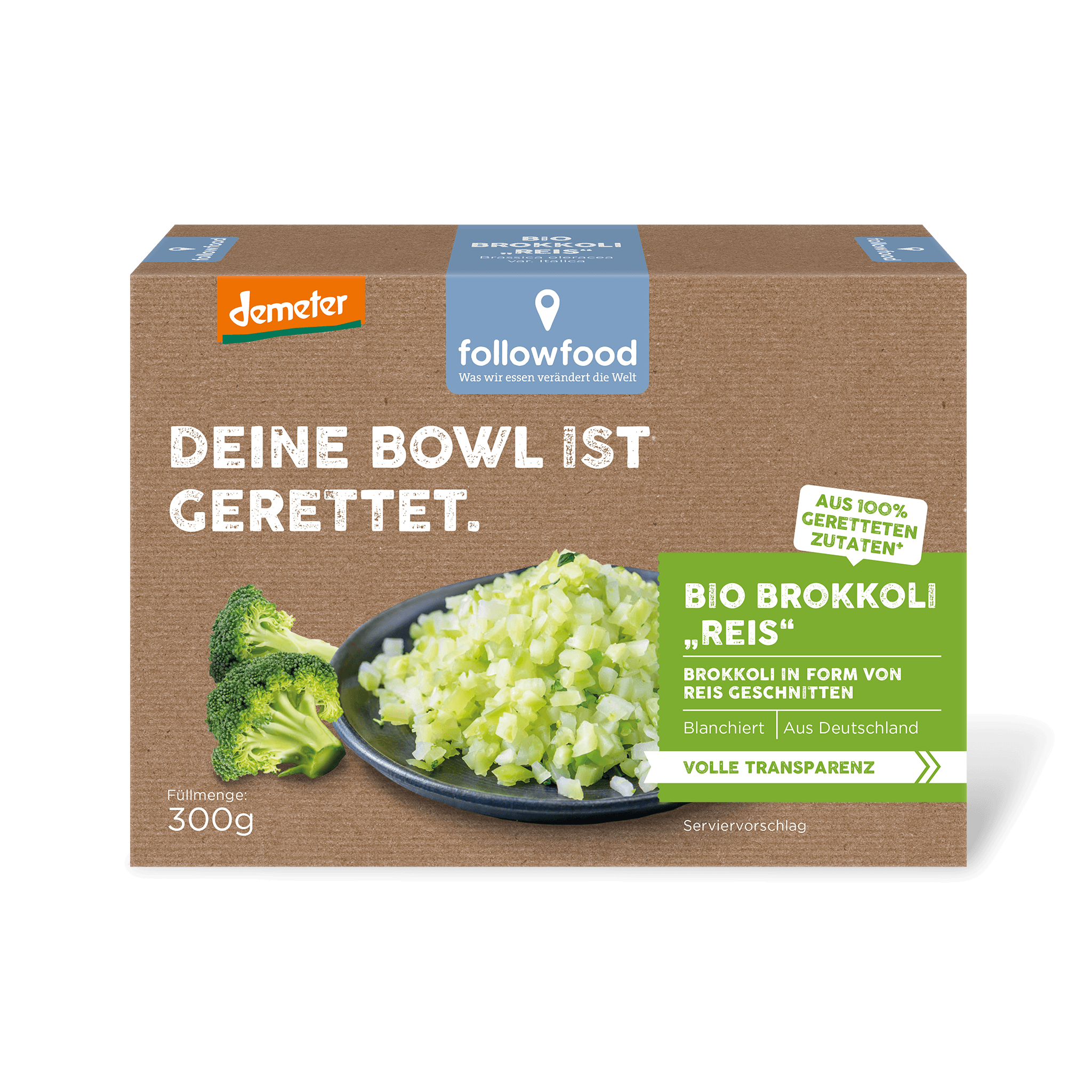 followfood Bio Brokkoli Reis Demeter Produktbild