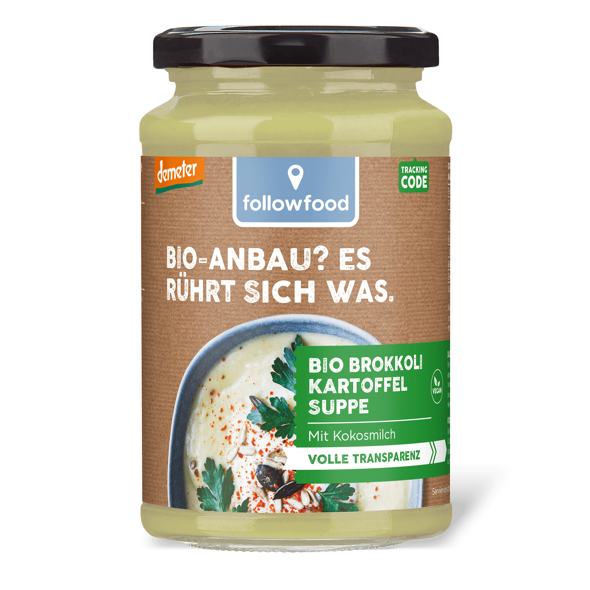 followfood Rezept: Bio Brokkoli Kartoffel Suppe Demeter