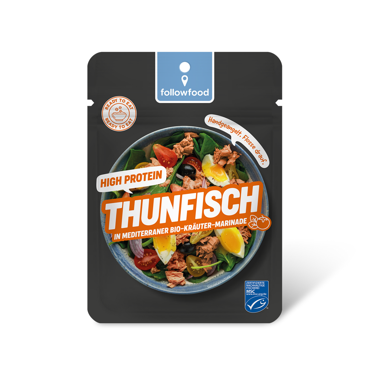 followfood Thunfisch mediterrane Kräuter Marinade Produktbild