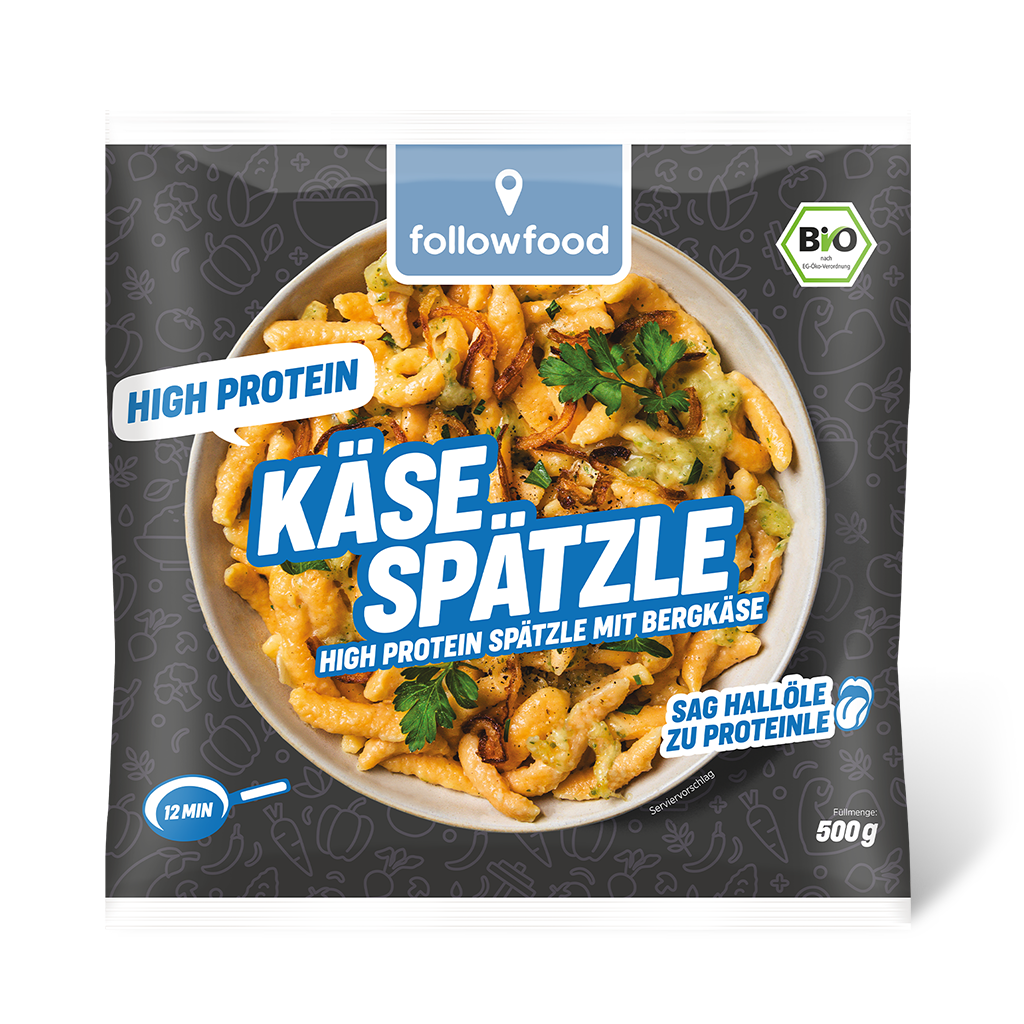 followfood Bio Käsespaetzle Produktbild