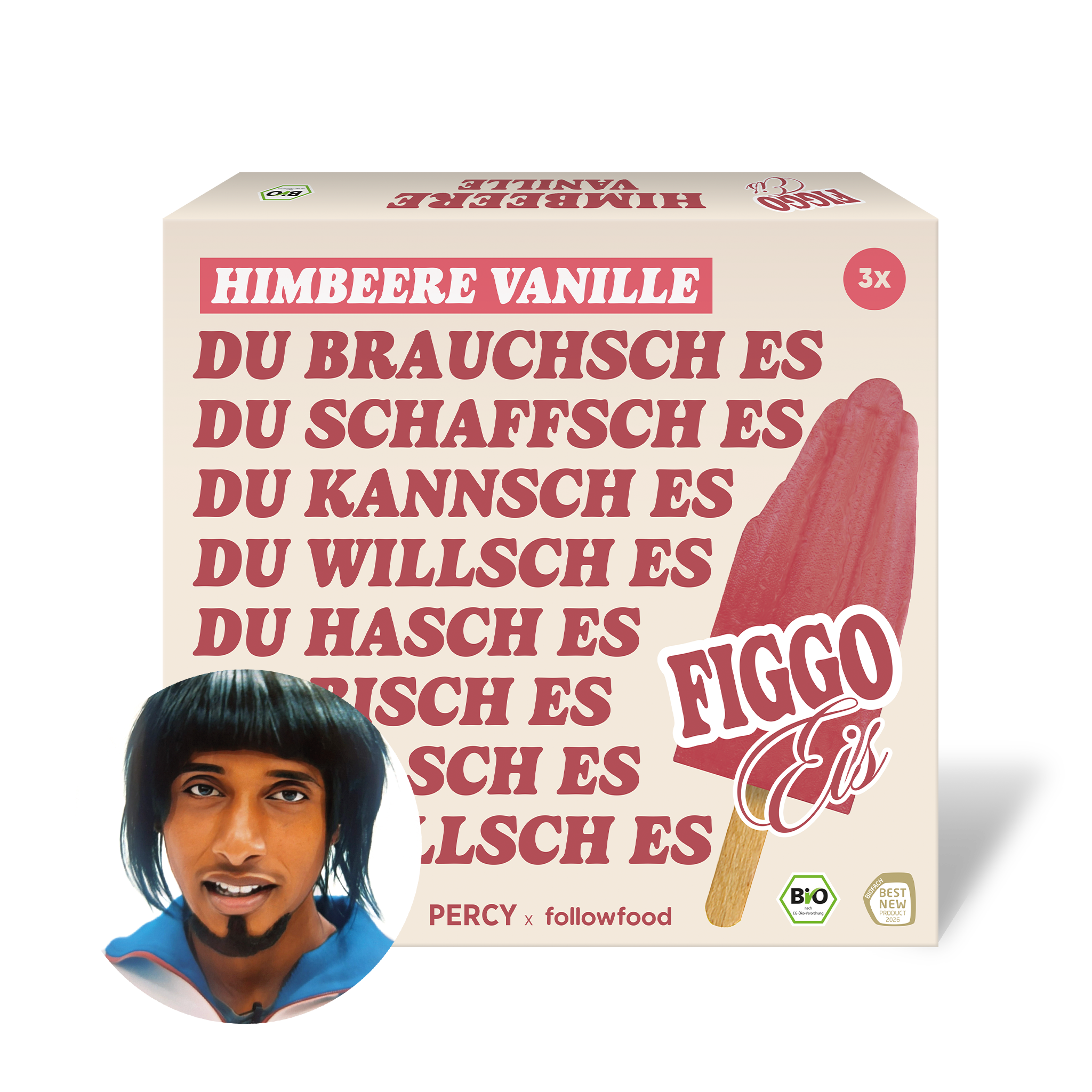 FIGGO-Eis Himbeere Vanille