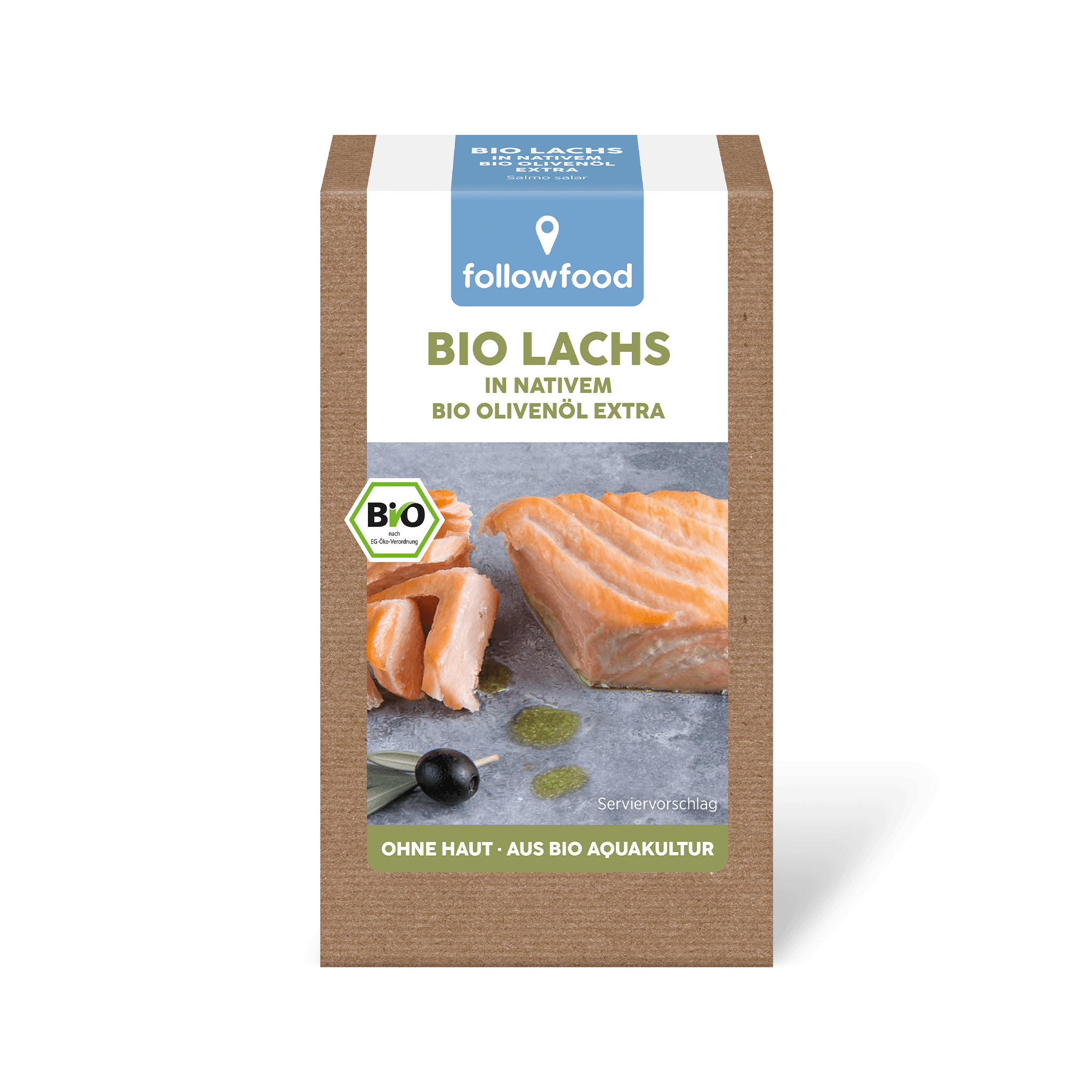 Bio Lachs in nativem Bio Olivenöl Extra