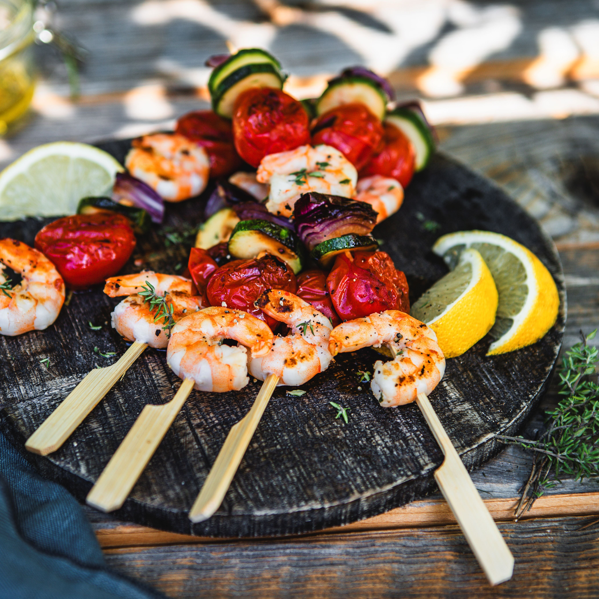 followfood Gourmet Garnelen Gemüse Spieße Garnele