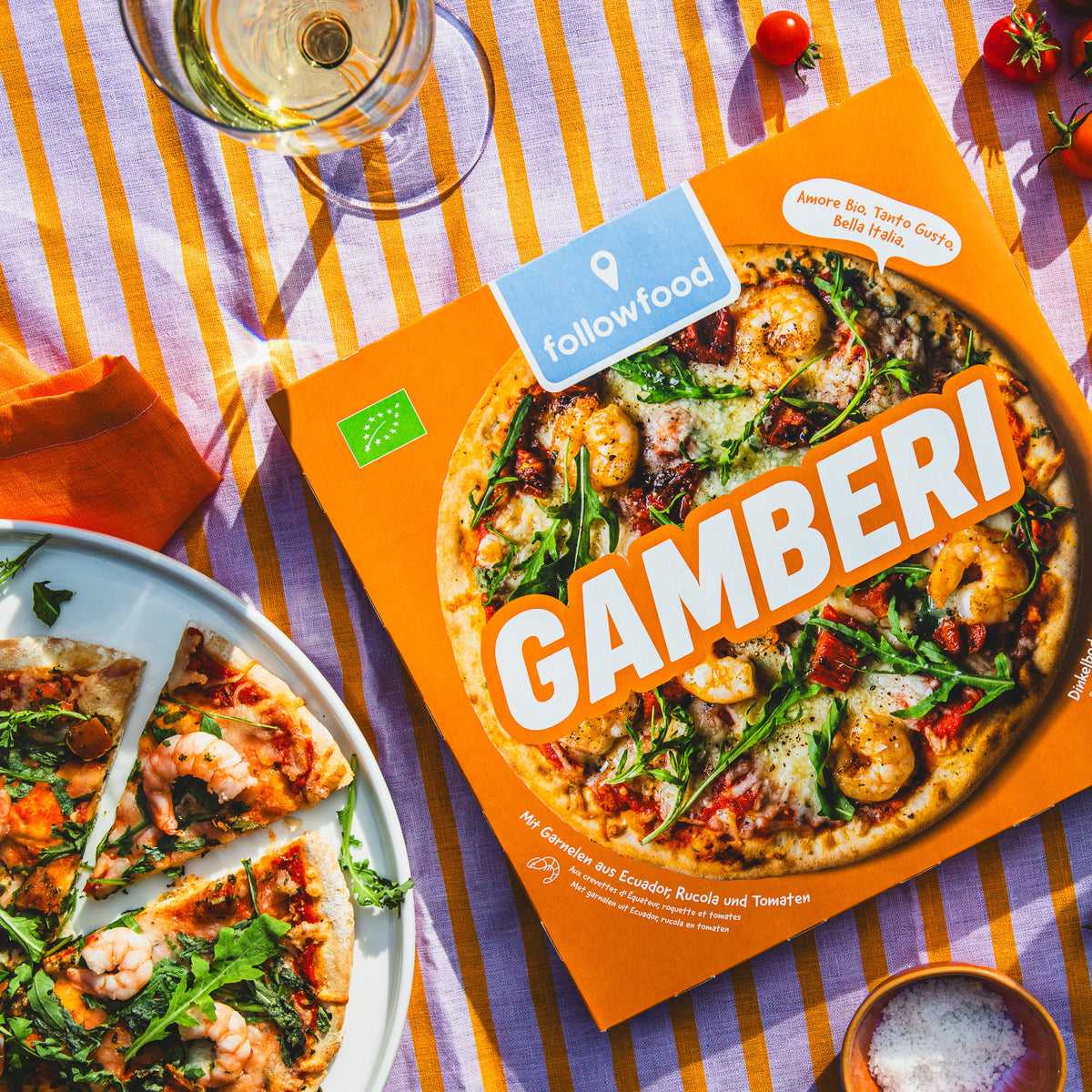Bio Pizza Gamberi