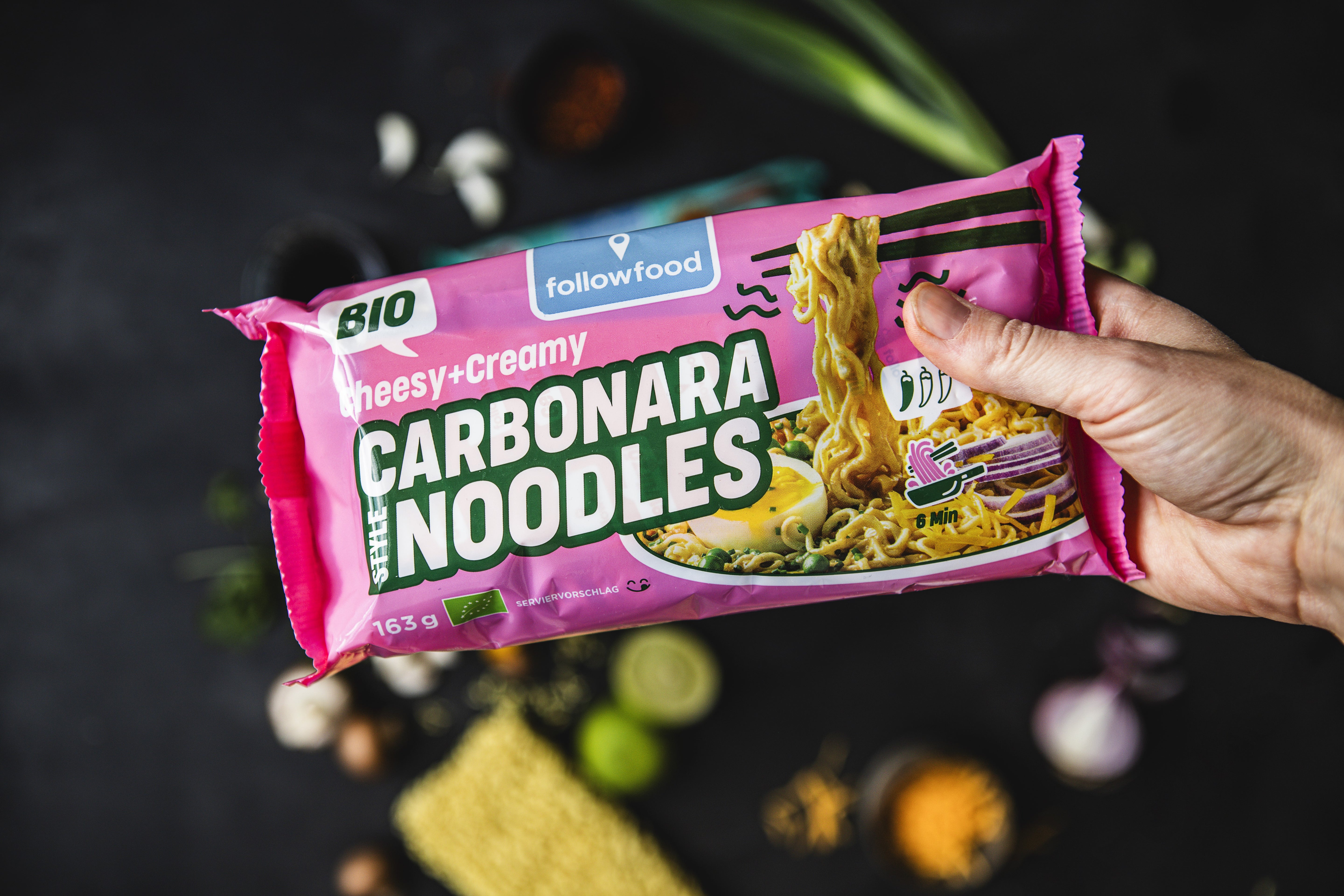 followfood Carbonara Noodles Produktbild