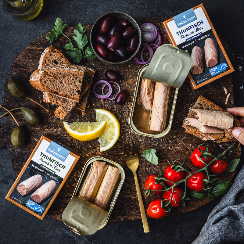 followfood Thunfisch Premium Filets Genuss Produktbild