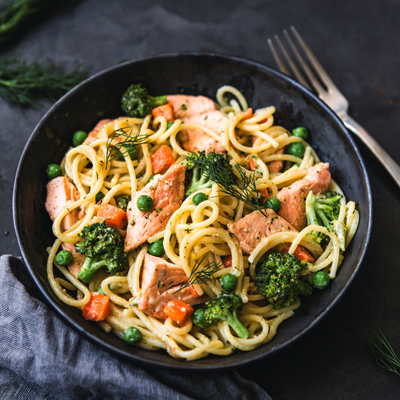 followfood Rezept: Wildlachs Spaghetti