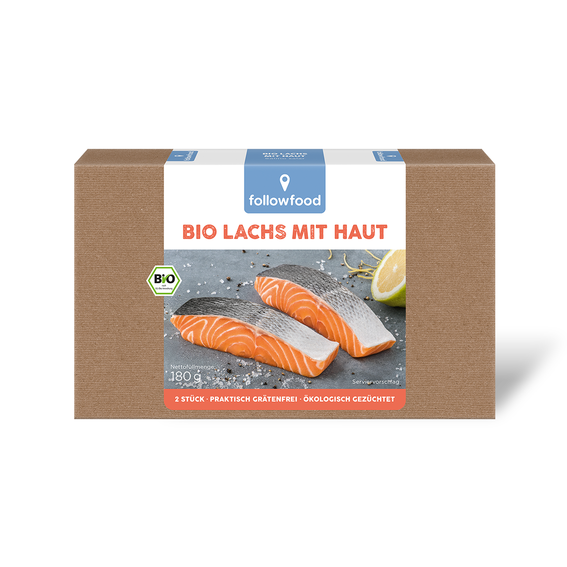 followfood Bio Lachs Filets Haut Produktbild