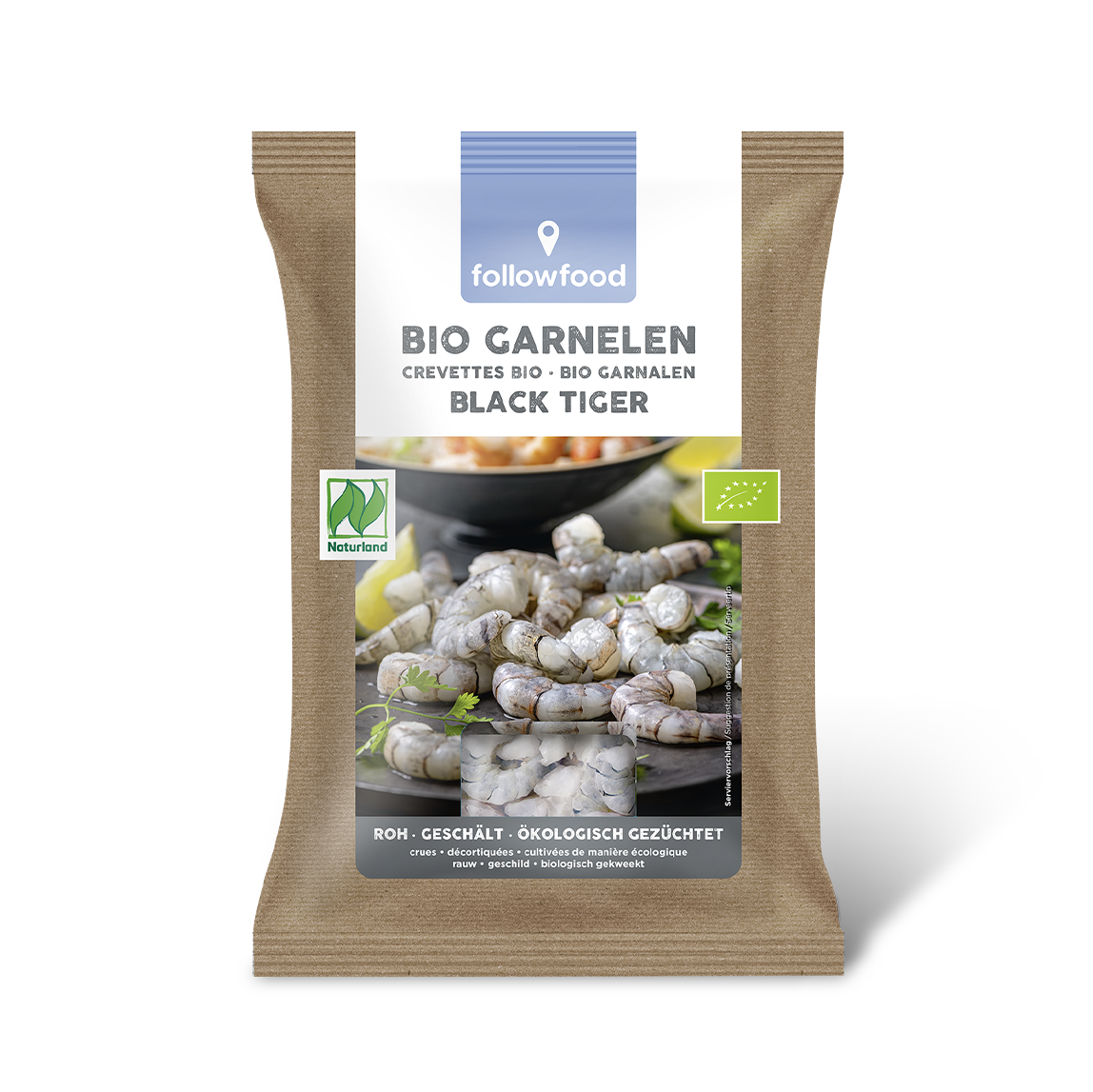 followfood Bio Garnelen Black Tiger Produktbild
