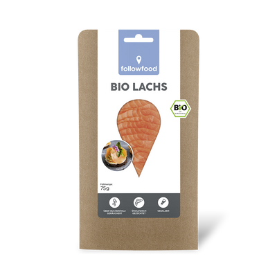 followfood Bio Lachs Natur Geräuchert Produktbild
