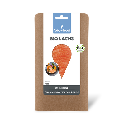 followfood Bio Lachs Natur Geräuchert Produktbild