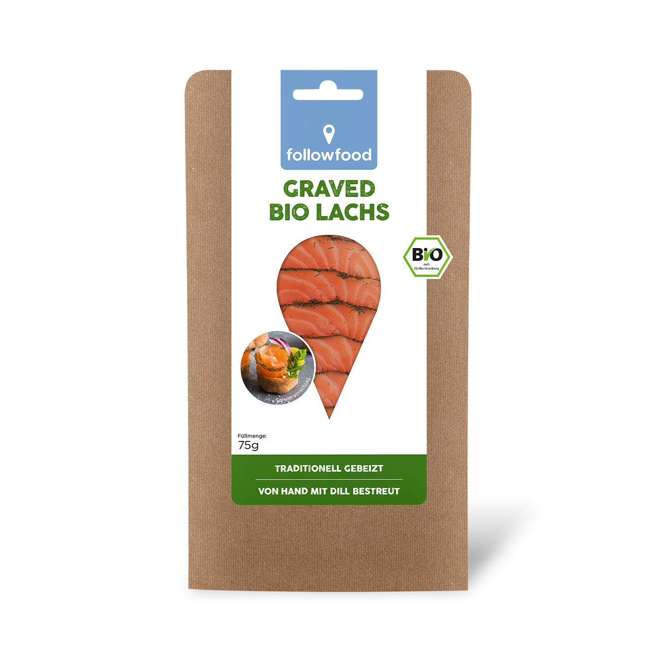 followfood Graved Bio Lachs Produktbild