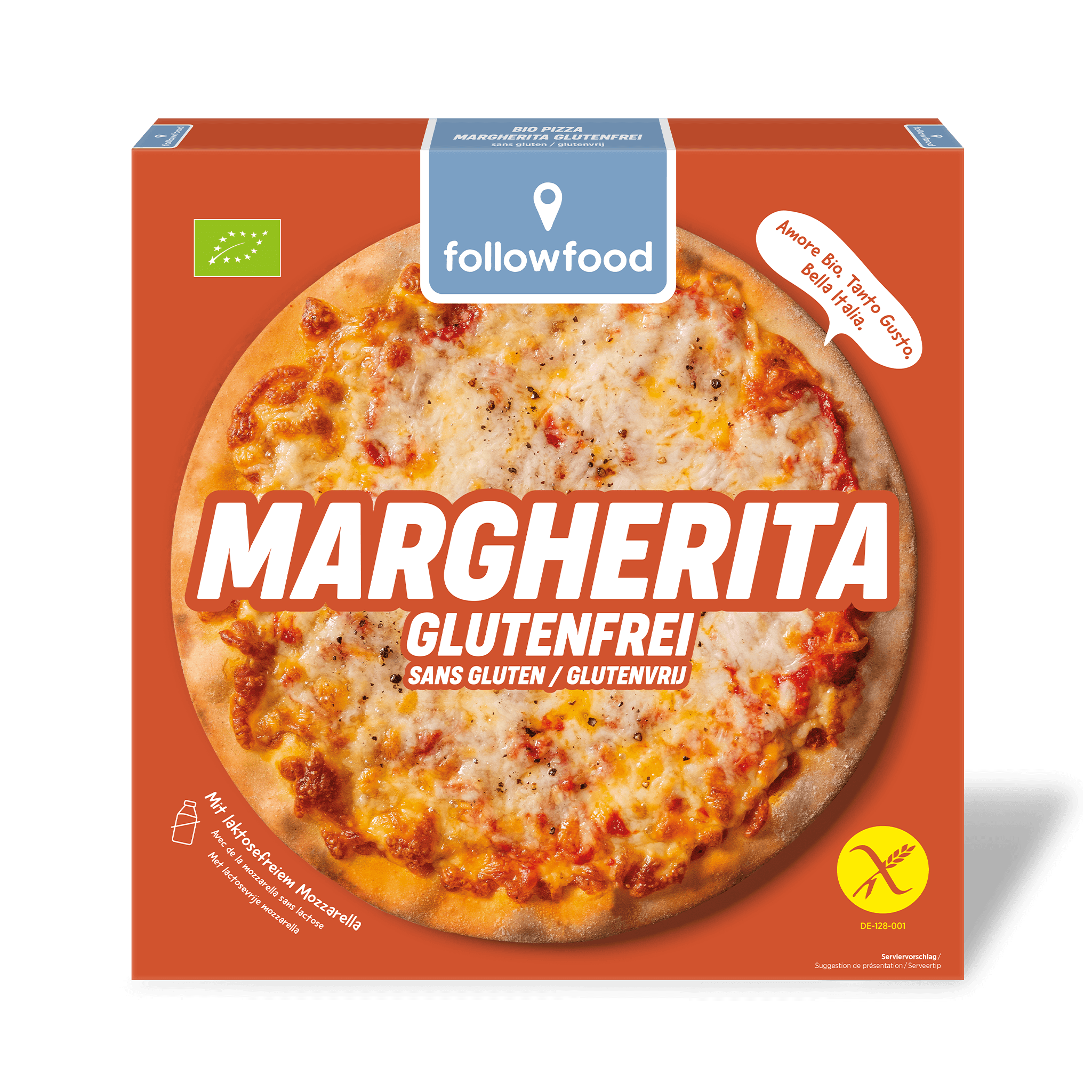 followfood Bio Pizza Margherita Glutenfrei Produktbild