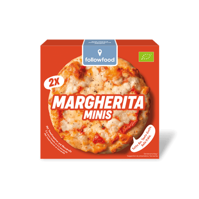 followfood Bio Pizza Margherita Minis Produktbild