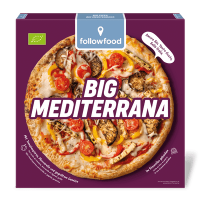 followfood Bio Pizza Big Mediterrana Produktbild