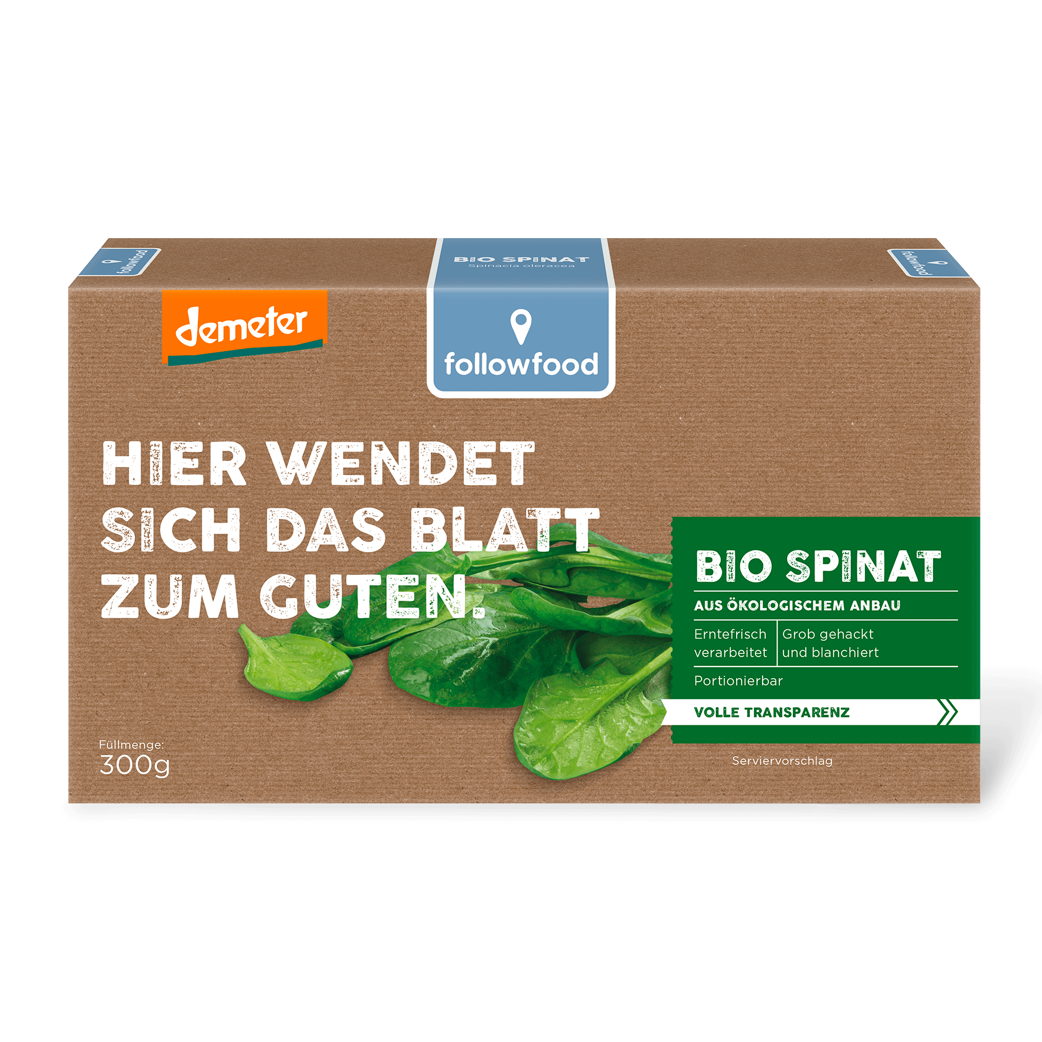 followfood Bio Spinat Demeter Produktbild
