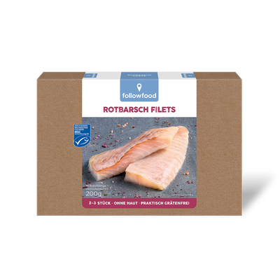 followfood Rotbarsch Filets Produktbild