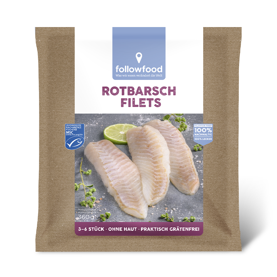 followfood MSC Rotbarsch Filets Produktbild