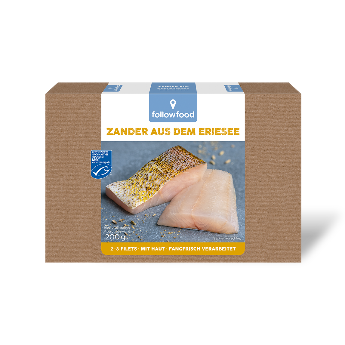 followfood Zander Filets aus dem Eriesee Produktbild