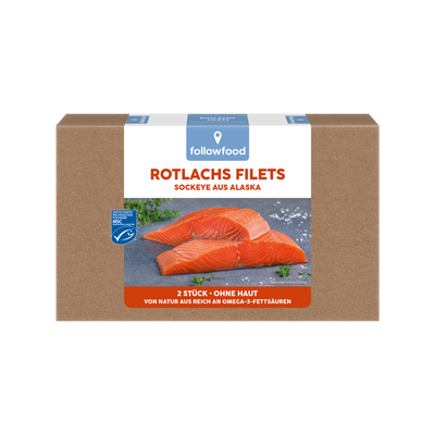 followfood Rotlachs Filets Produktbild