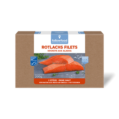 followfood Rotlachs Filets Produktbild