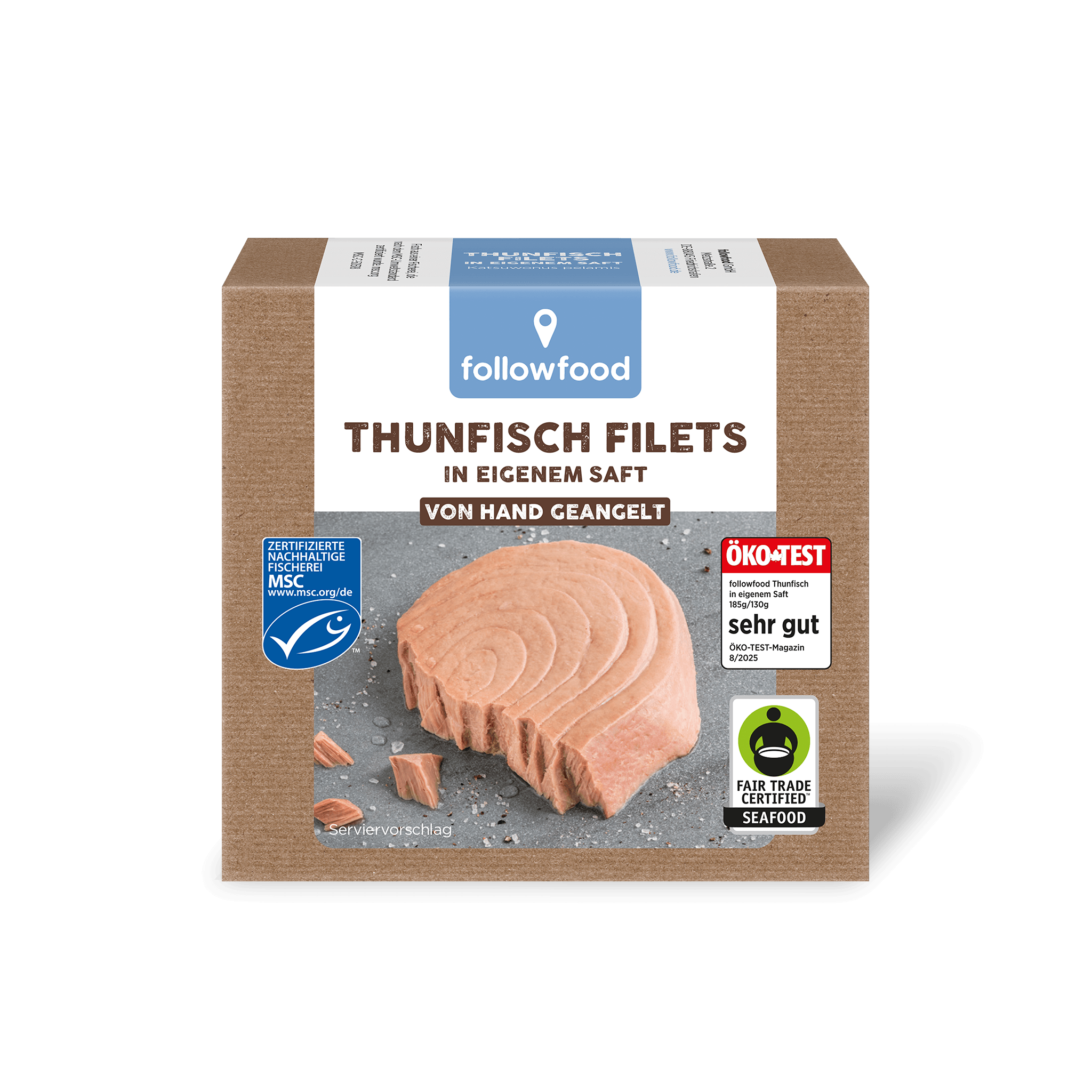 followfood Ft Thunfisch Filets in Eigenem Saft Produktbild