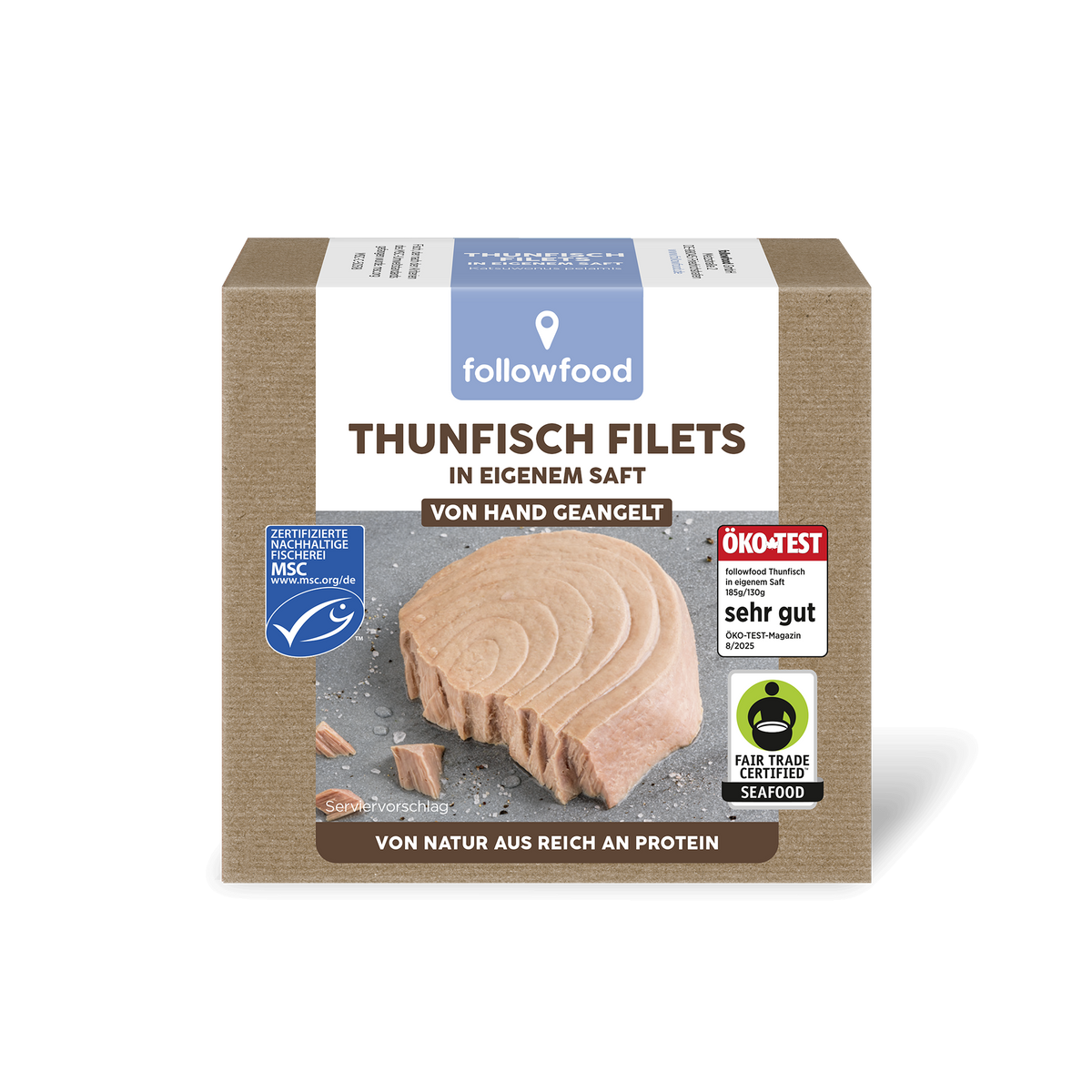 followfood Ft Thunfisch Filets in Eigenem Saft Produktbild