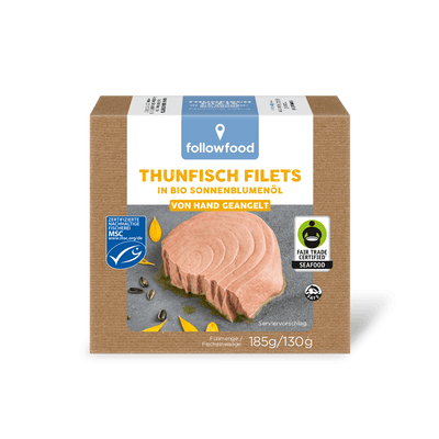 followfood Ft Thunfisch Filets in Bio Sonnenblumenöl Produktbild