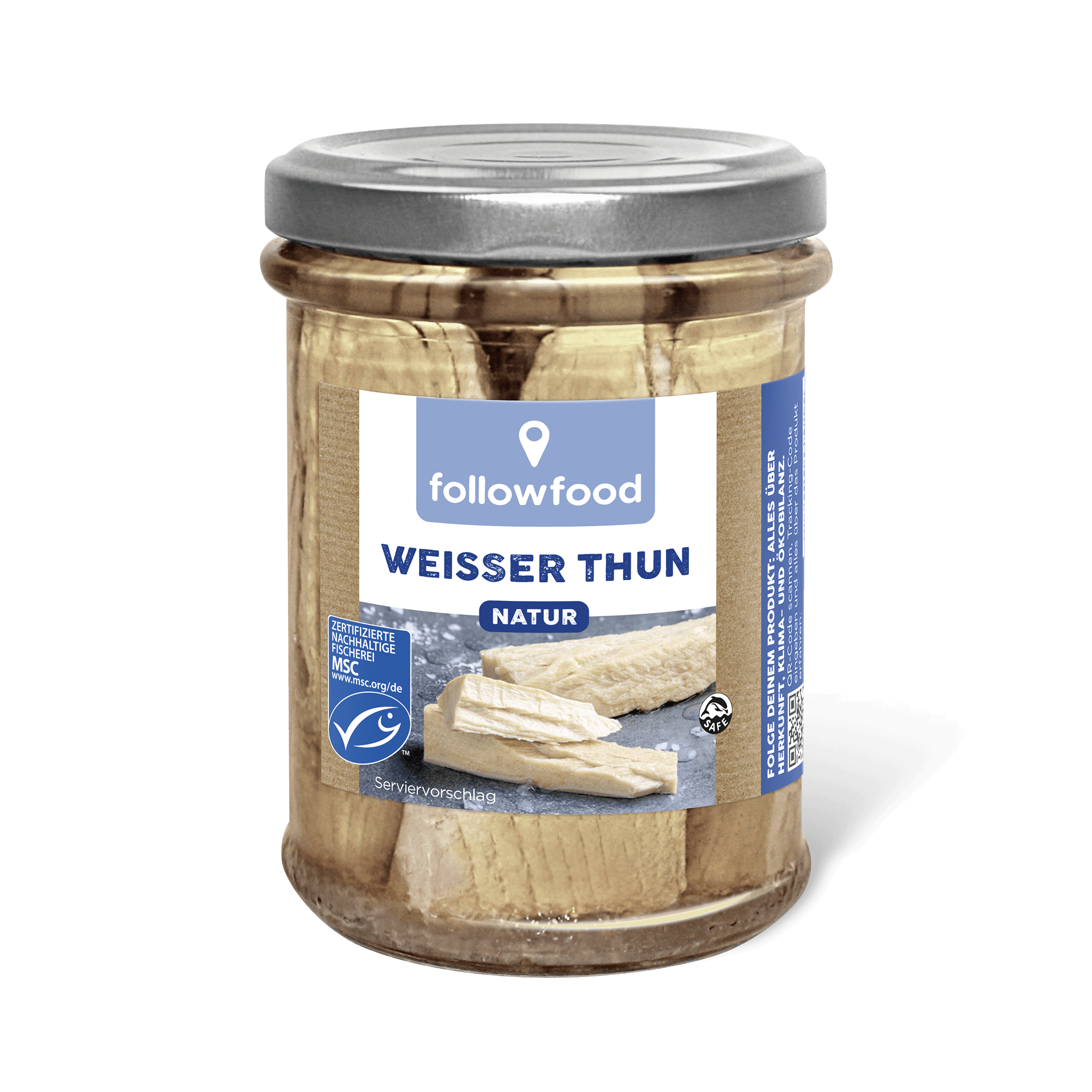 followfood Weißer Thun Natur Produktbild