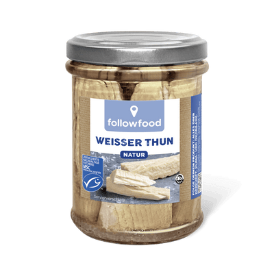 followfood Weißer Thun Natur Produktbild