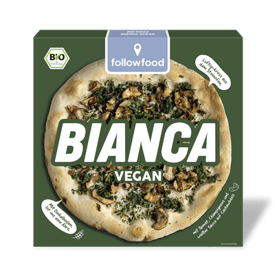 followfood Bio Pizza Bianca vegan Produktbild