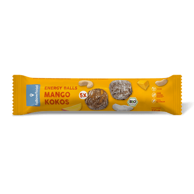 followfood Bio Energy Balls Mango Kokos Produktbild