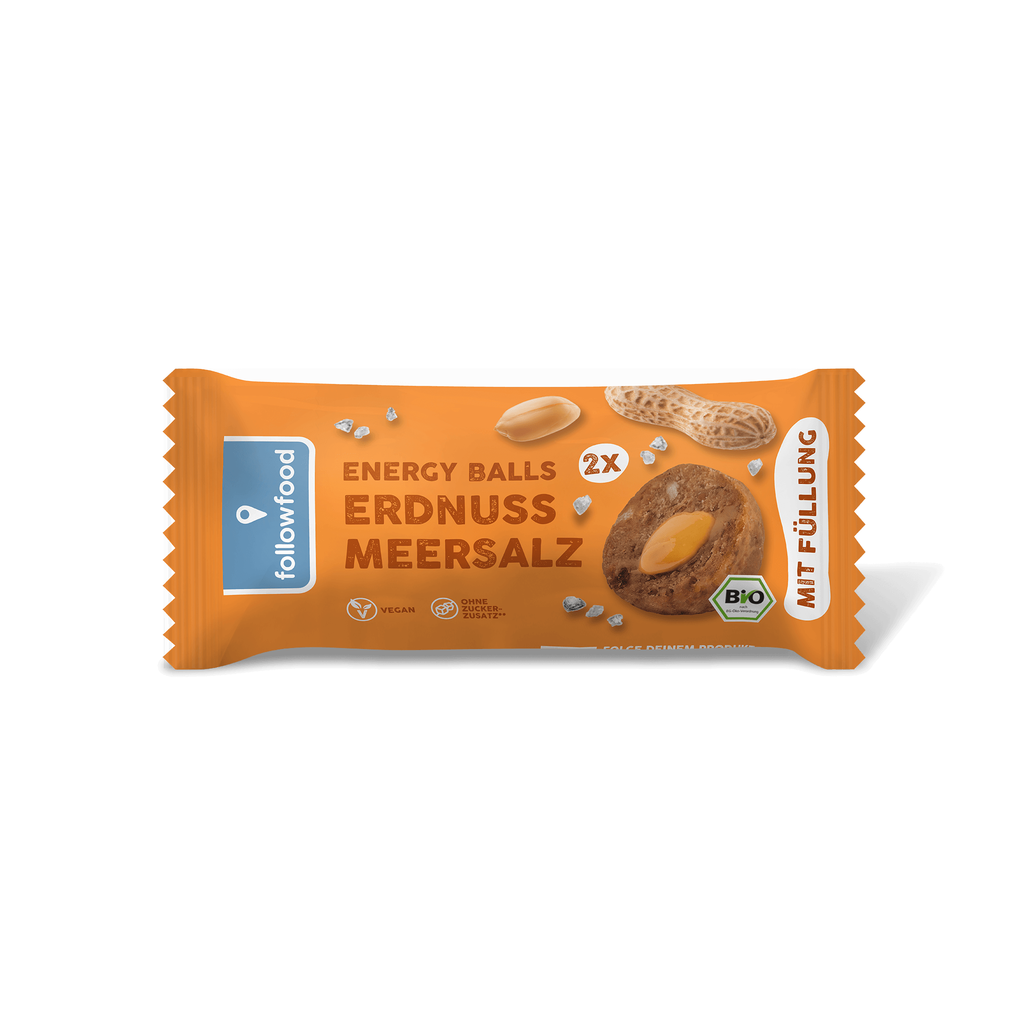 followfood Bio Energy Balls Erdnuss Meersalz Produktbild