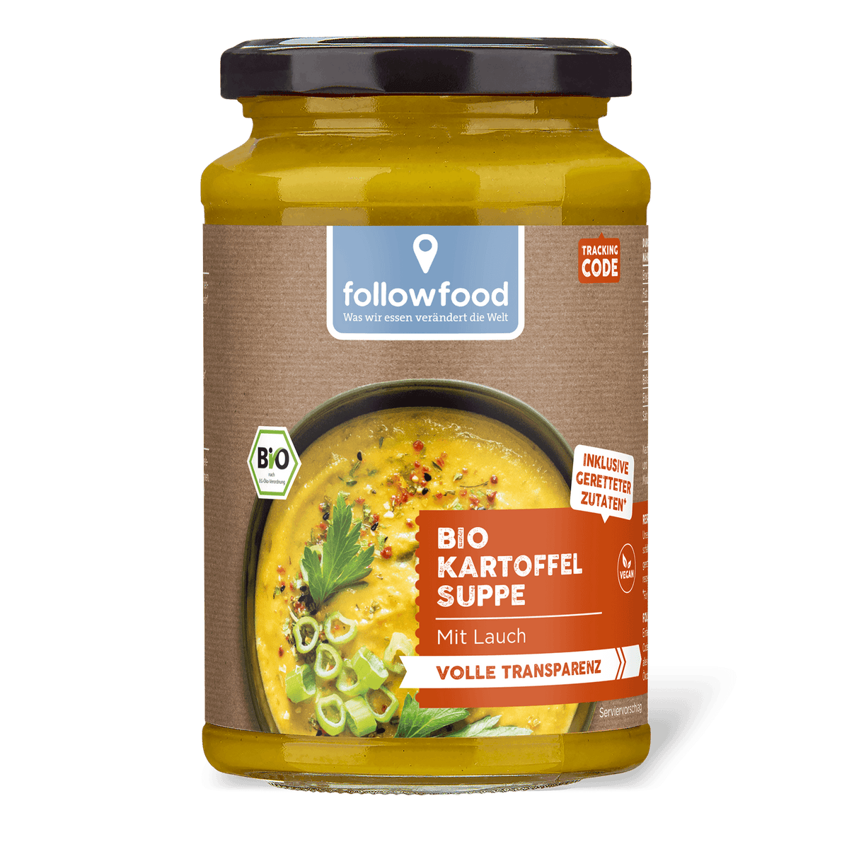 followfood Rezept: Bio Kartoffel Suppe Lauch Gerettet