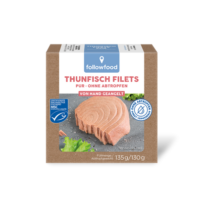 followfood Ft Thunfisch Filets Pur No Drain MSC Produktbild