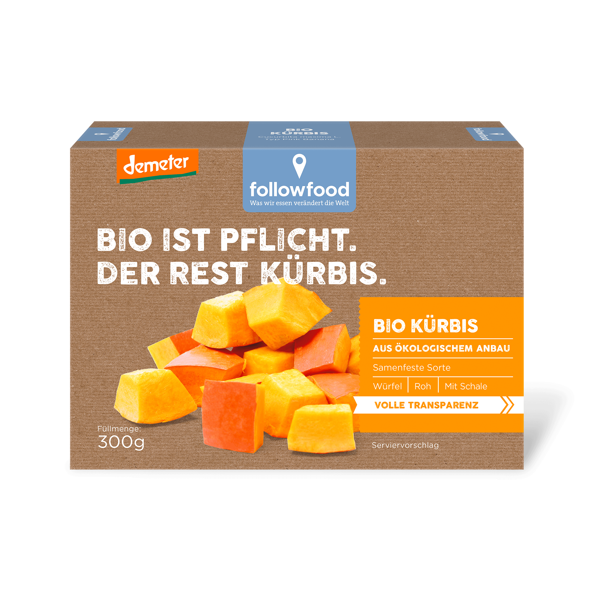 followfood Bio Kürbis Demeter Produktbild