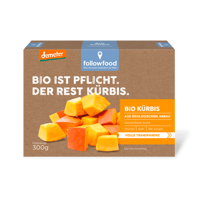 followfood Bio Kürbis Demeter Produktbild